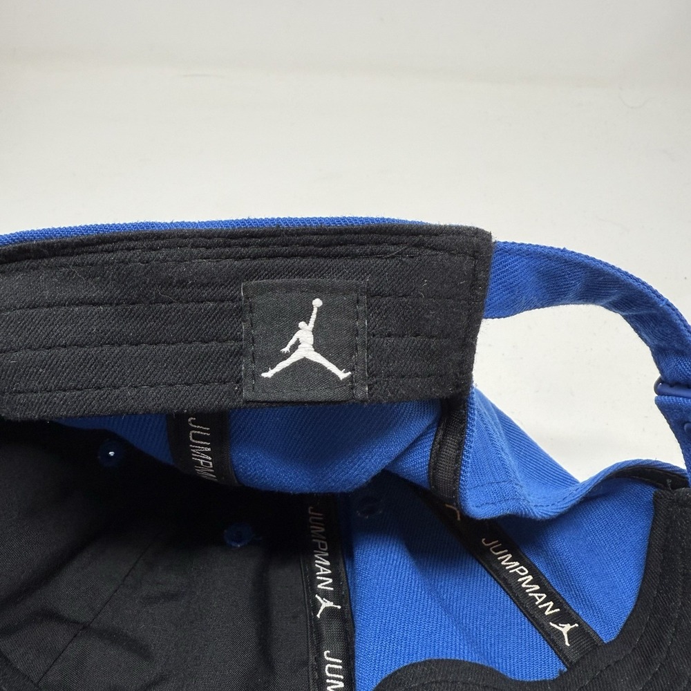 Jordan Adult Strapback Dad Hat Team Royal Blue Black 847143-477 - Picture 8 of 10